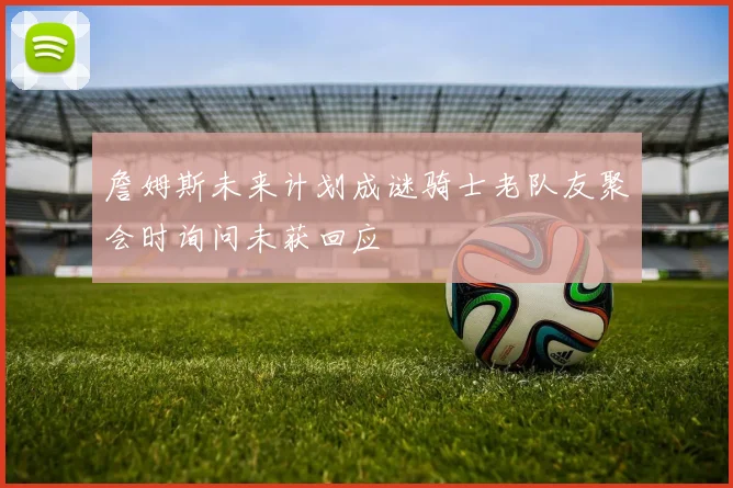 詹姆斯未来计划成谜骑士老队友聚会时询问未获回应