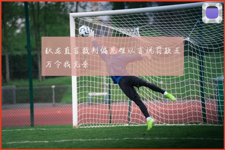 狄龙直言裁判偏见难以言说罚款五万令我无奈